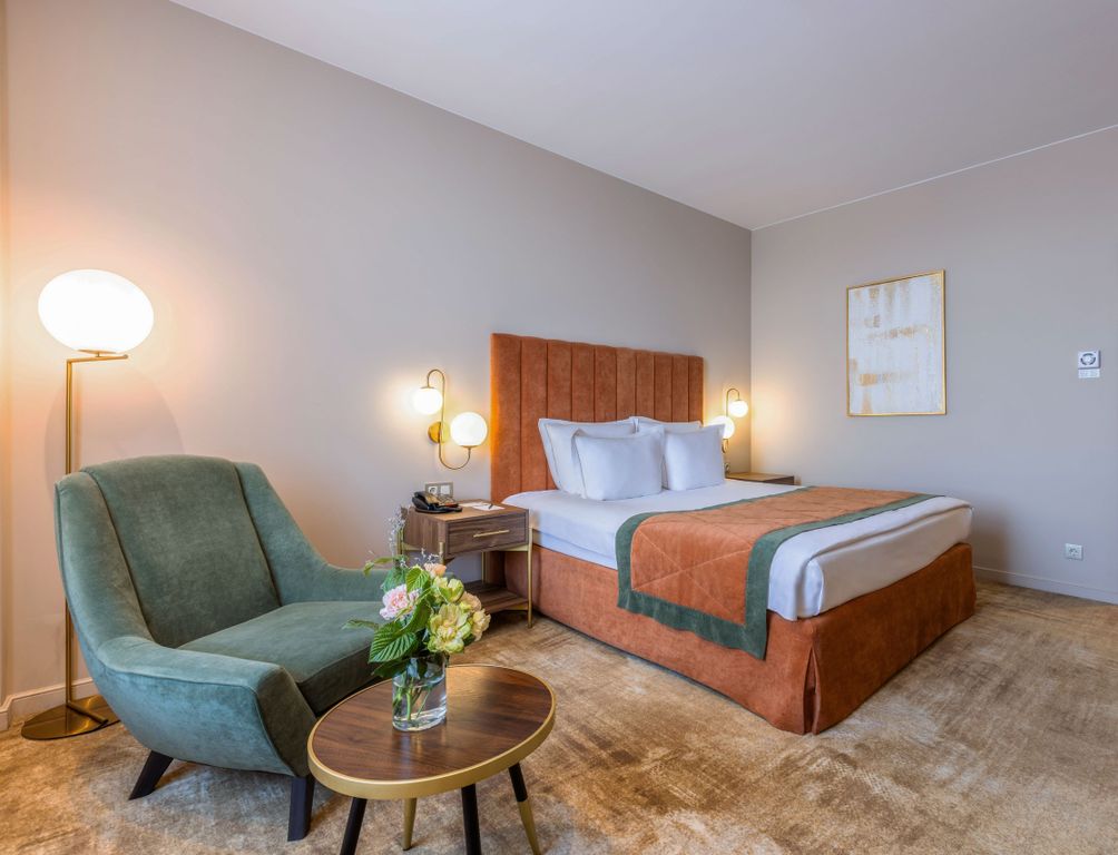 River Palace — Двухместный номер с 1 кроватью Студио с кроватью King Size | Вид на город