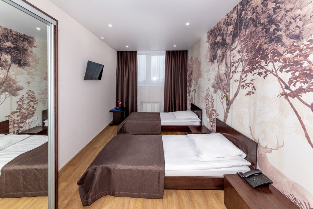 Турист — Двухместный номер с 2 отдельными кроватями стандарт военный