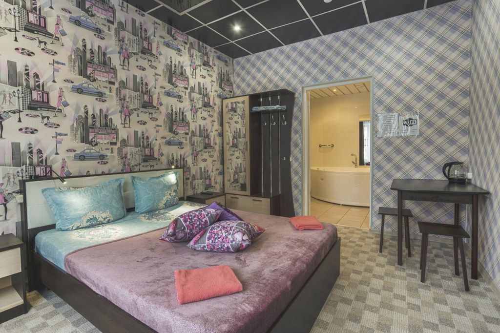 Ладомир в Сокольниках — Двухместный номер с 1 кроватью люкс с джакузи