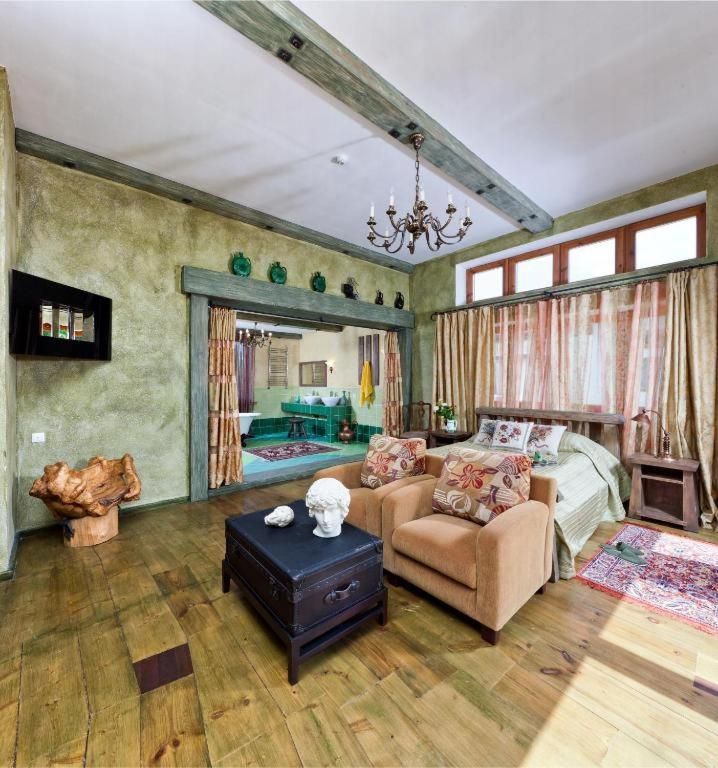 Art-Hotel Chalet Apartments — Апартаменты пентхаус трехкомнатный с террасой