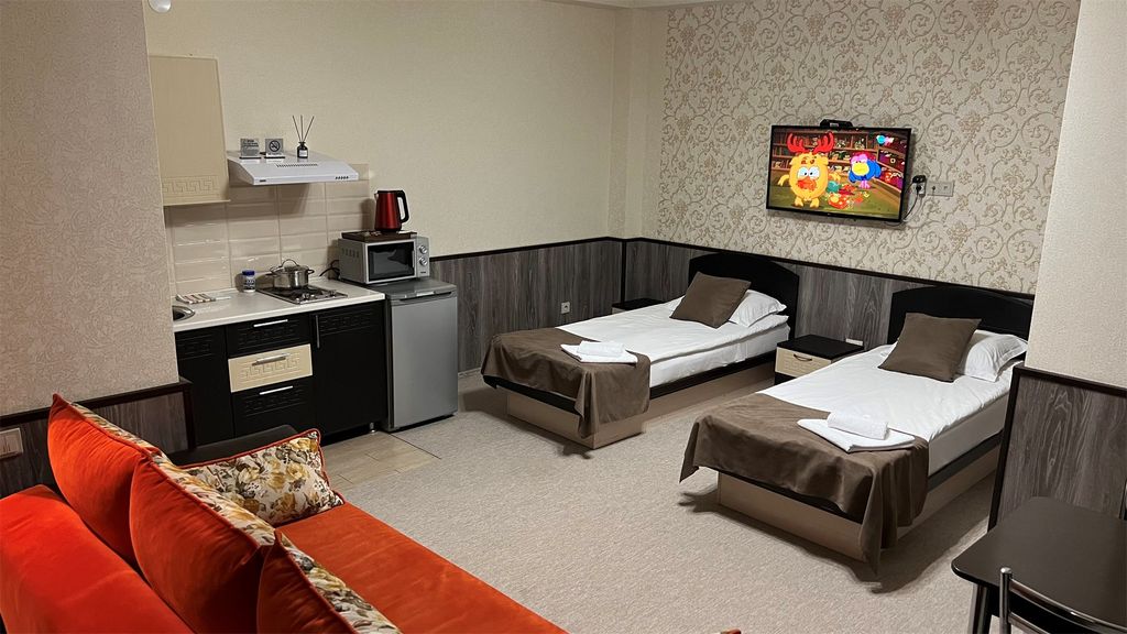 Терскол — Четырёхместный номер студия