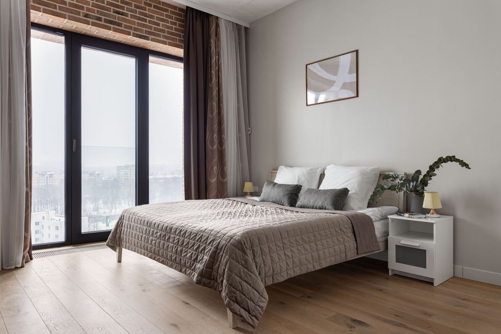 СВ Лофт — Апартаменты Deluxe для 4-х гостей с видом на город