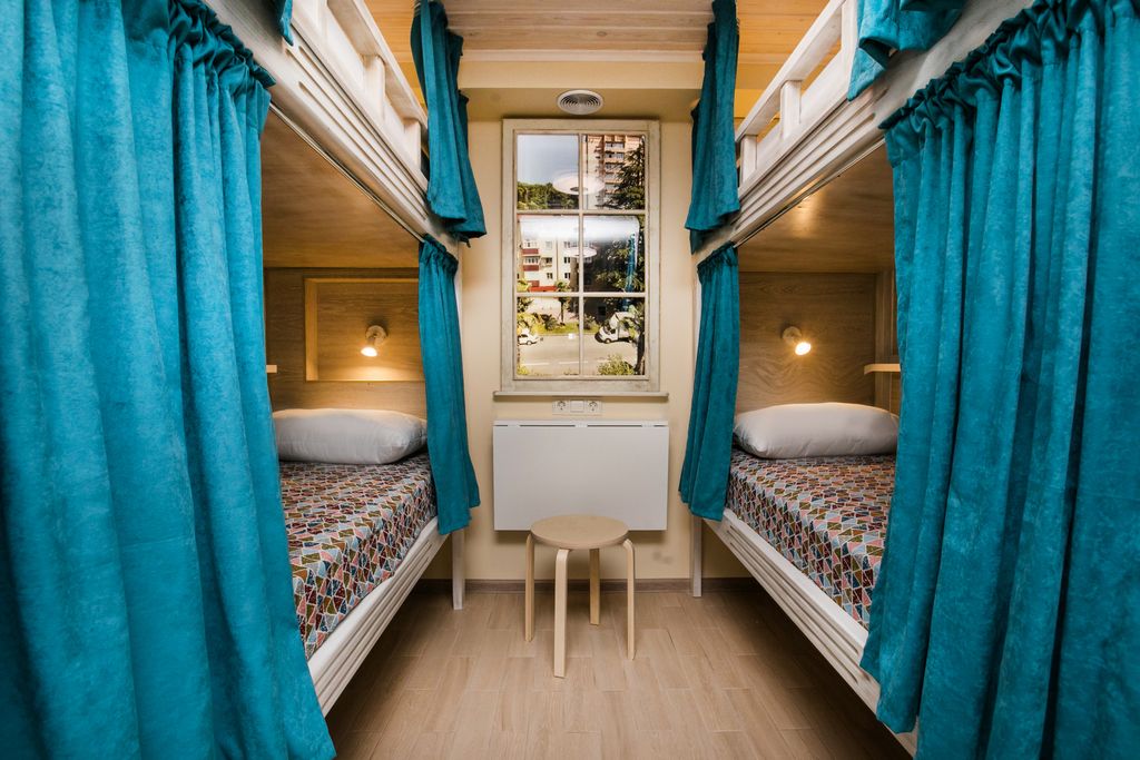 Хостел Станция - Station — Многоместный мужской номер спальное место на двухъярусной кровати