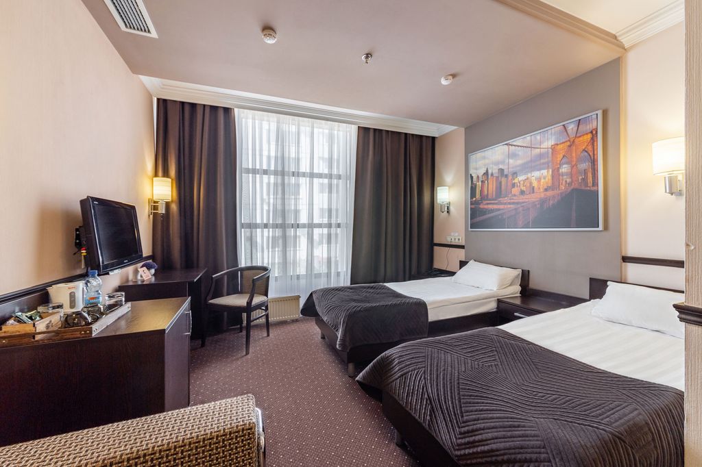 Юджин — Двухместный номер с 2 отдельными кроватями улучшенный