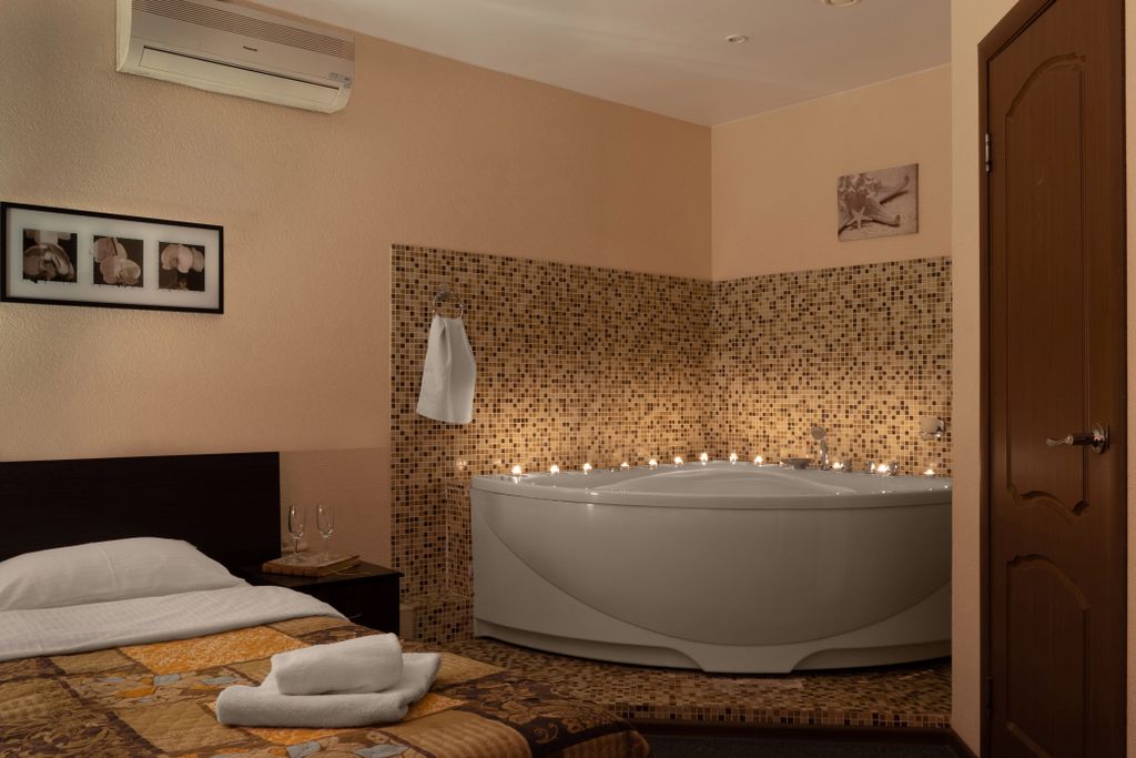 Амбер — Двухместный номер с 1 кроватью люкс