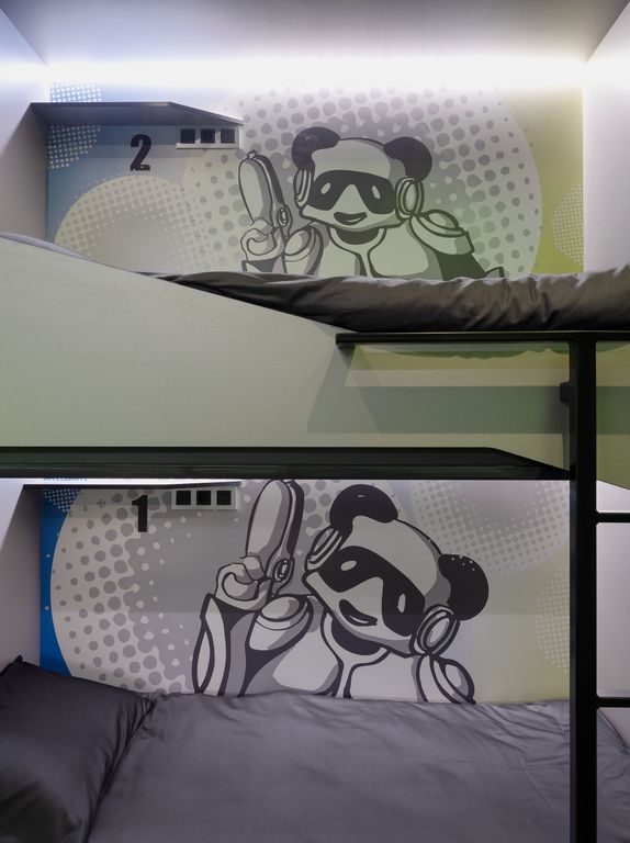 Astrohostel Пехота — Многоместный смешанный номер эконом (душ/туалет общий)