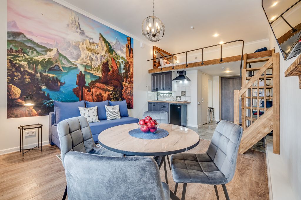 Sokroma Гиперборея — Четырёхместный номер двухуровневый делюкс