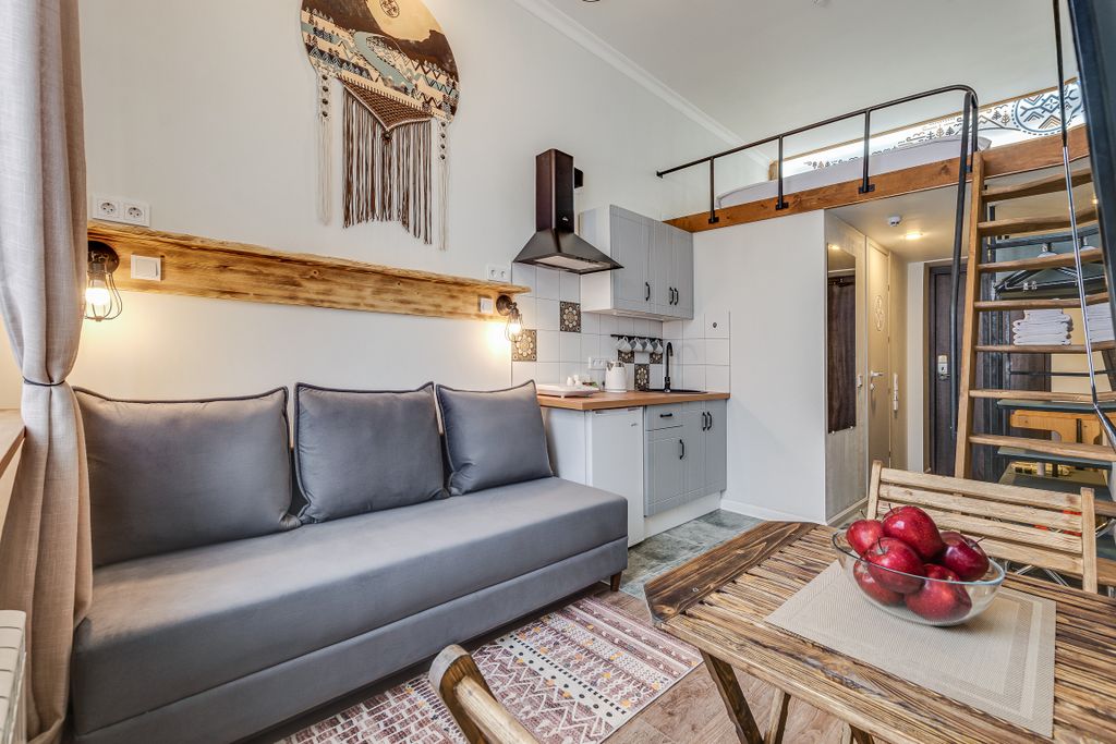 Sokroma Гиперборея — Четырёхместный номер двухуровневый студио стандарт