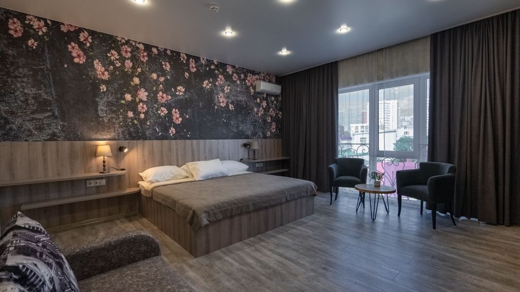 Барин — Двухместный номер с 1 кроватью Джуниор сьют с видом на город