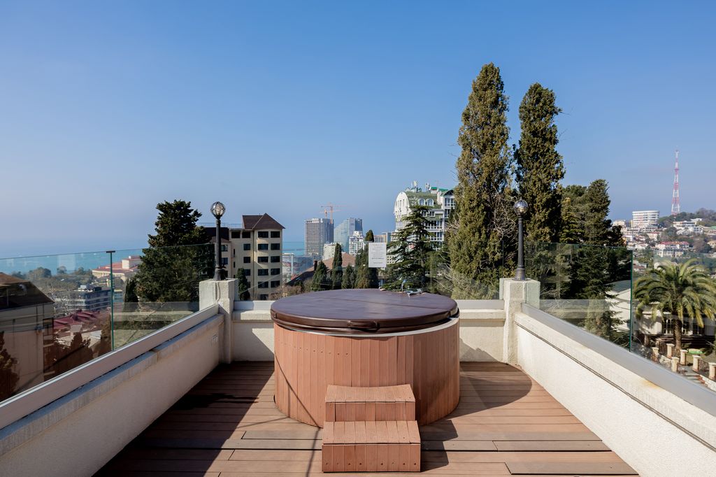 Рановский Парк — Двухместный номер с 1 кроватью Студио с панорамным видом, террасой и джакузи