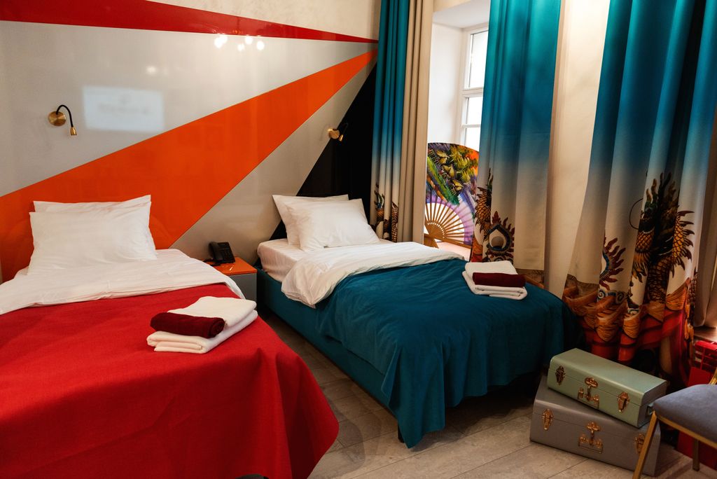 За Кулисами — Двухместный номер с 2 отдельными кроватями стандарт