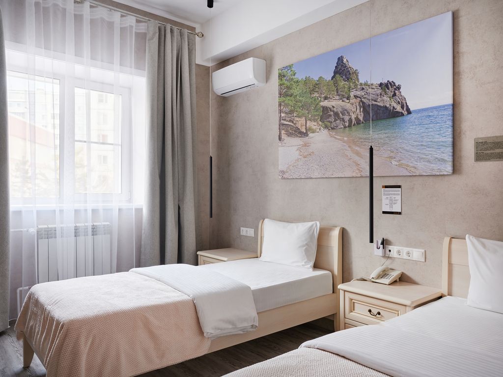 7 Дорог — Двухместный номер с 2 отдельными кроватями  первой категории стандарт