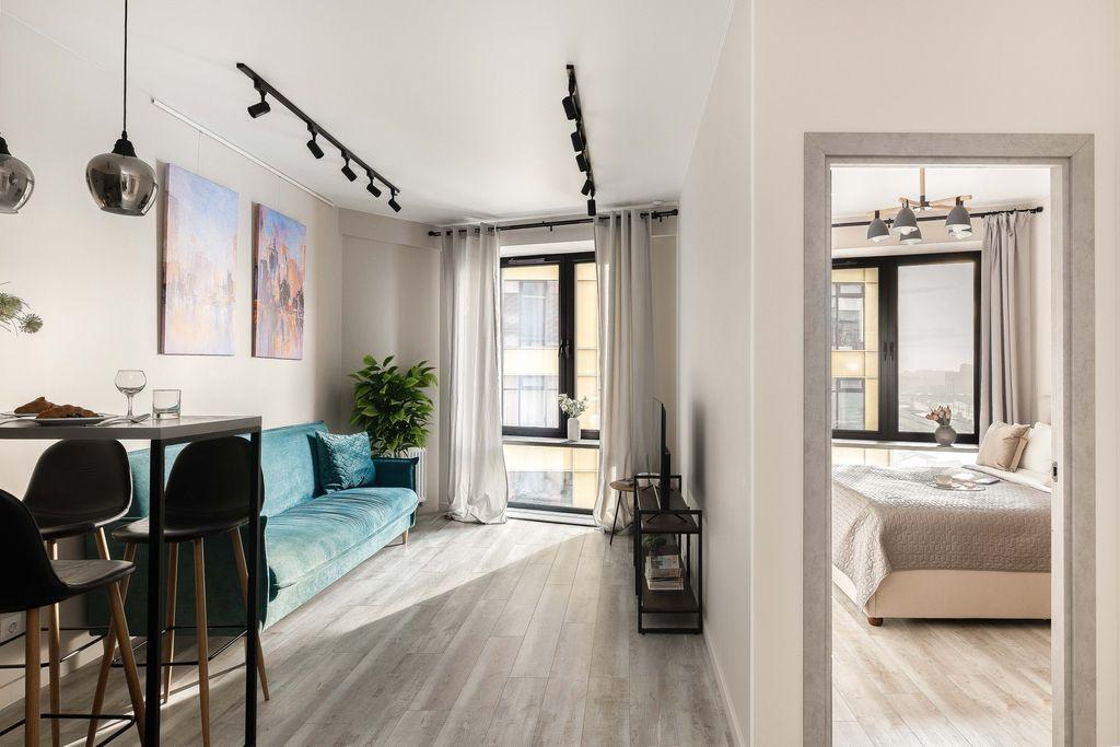 Smart Lofts Moscow — Апартаменты ivory с отдельной спальней