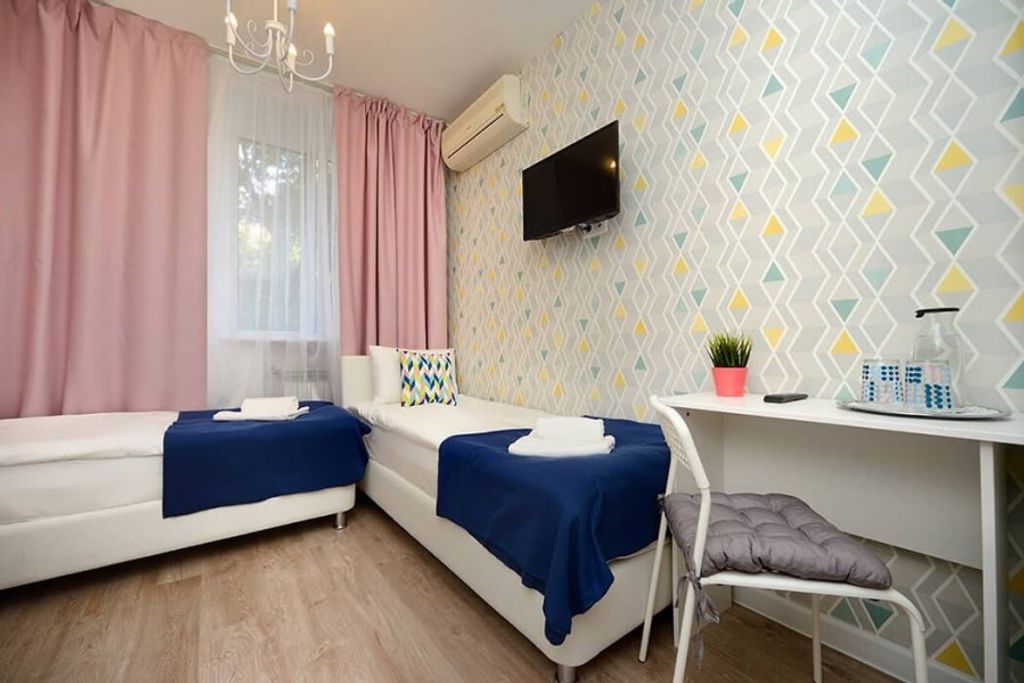 Апельсин на Воробьевых Горах — Двухместный номер с 2 отдельными кроватями улучшенный