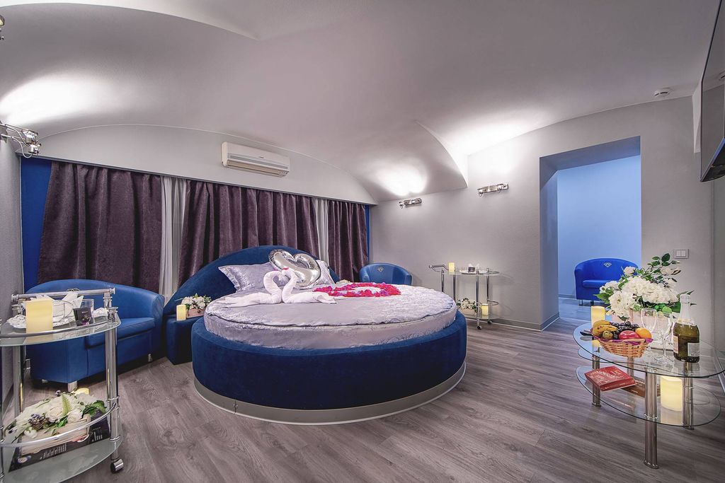 Алекс на Фонтанке — Двухместный номер с 1 кроватью люкс с джакузи