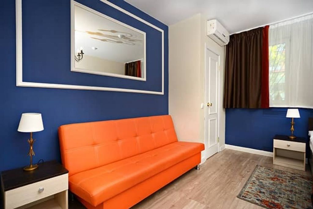 Апельсин Экспо на Красной Пресне — Двухместный номер с 2 отдельными кроватями Стандартный twin + диван