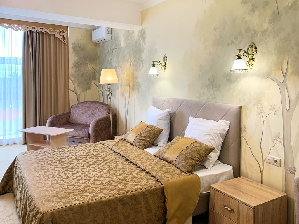 Calypso — Двухместный номер с 1 кроватью Люкс с джакузи и кухней (с завтраком)