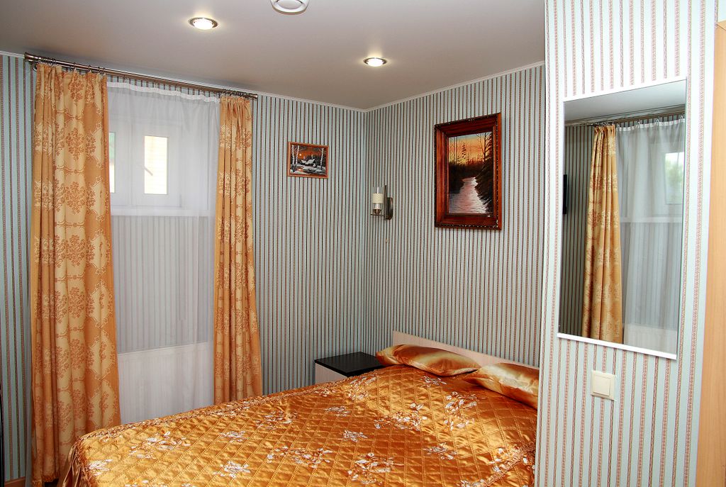 Еремеевых — Двухместный номер с 1 кроватью Эконом с 1 двуспальной кроватью № 1