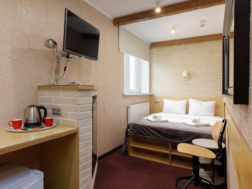 Сити на Ленинградском — Двухместный номер с 1 кроватью стандарт улучшенный с камином и диваном