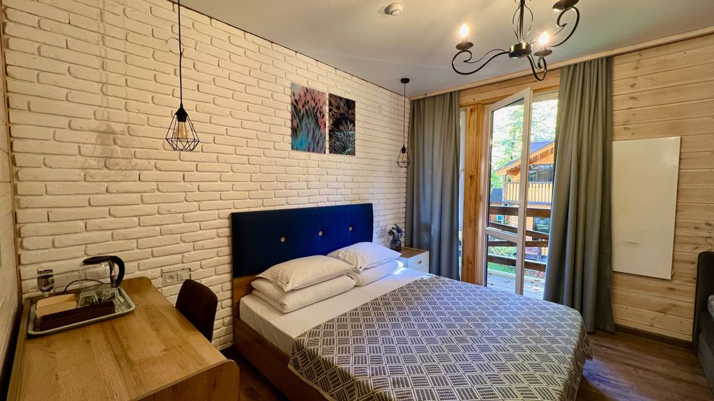 Архыз RESORT — Трёхместный номер Новый уютный стильный современный номер трехместный