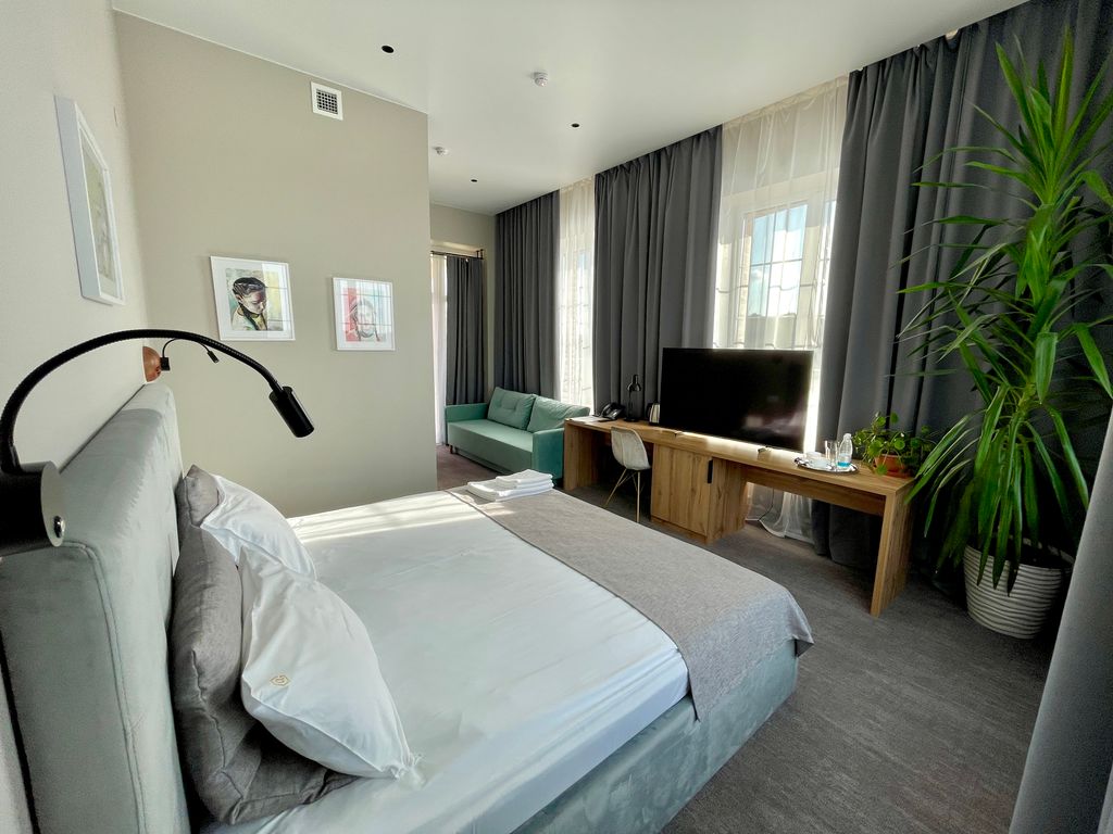 Alpha garden — Двухместный номер с 1 кроватью люкс