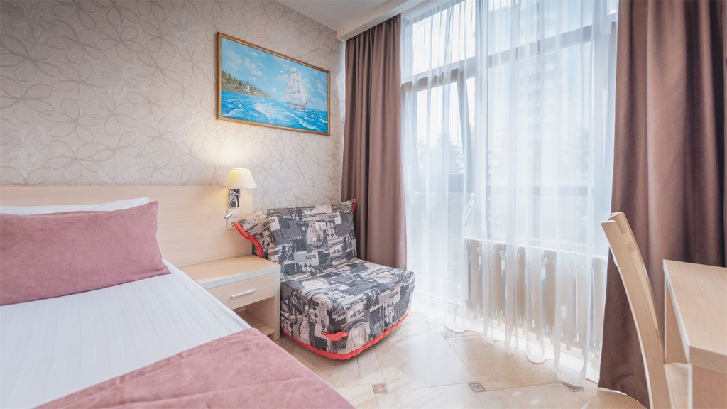 Эстет — Двухместный номер с 1 кроватью стандарт с панорамным видом