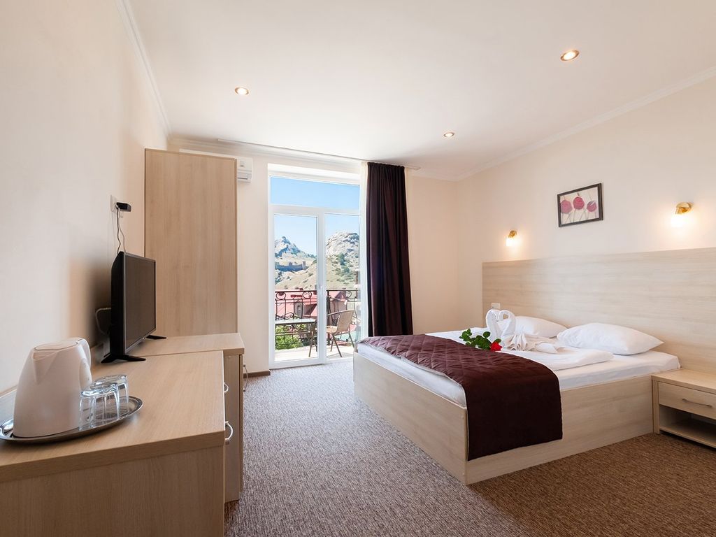 Вилла Ева — Двухместный номер с 1 кроватью с видом на море и крепость полулюкс