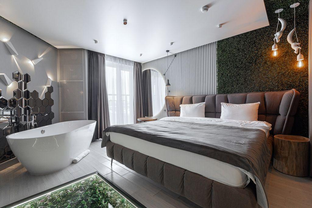 ApartStel — Двухместный номер с 1 кроватью GreenLux