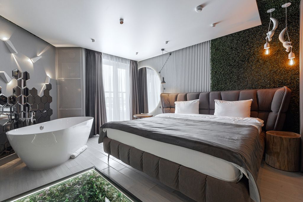 ApartStel — Двухместный номер с 1 кроватью GreenLux