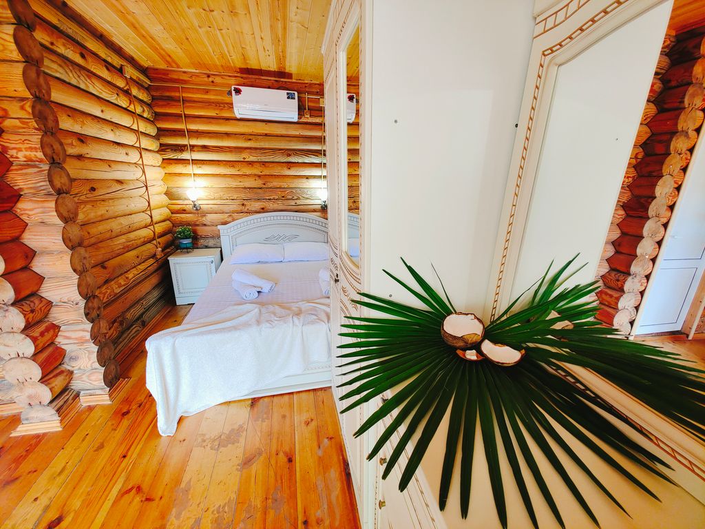 Кокос — Двухместный номер с 1 кроватью 1-комнатный с мини-кухней