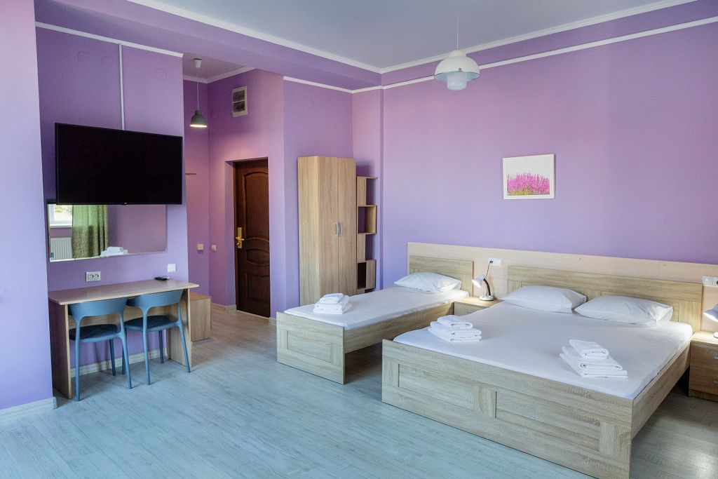 Лаванда — Четырёхместный номер 1 дом, море-горы, без балкона