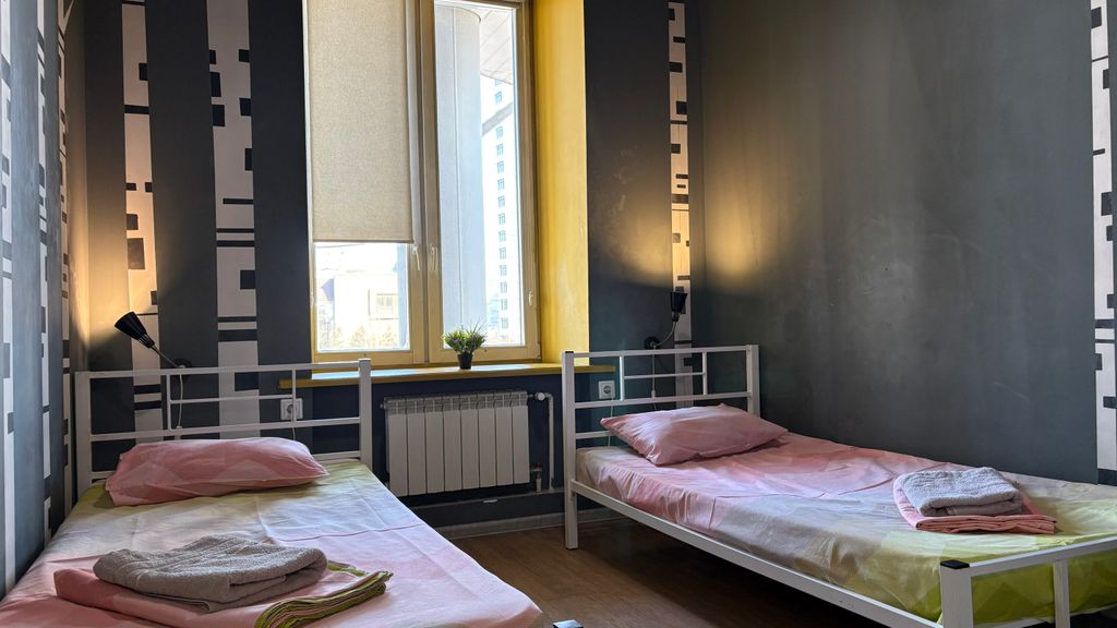 Воздух — Двухместный номер с 2 отдельными кроватями стандарт с видом на город