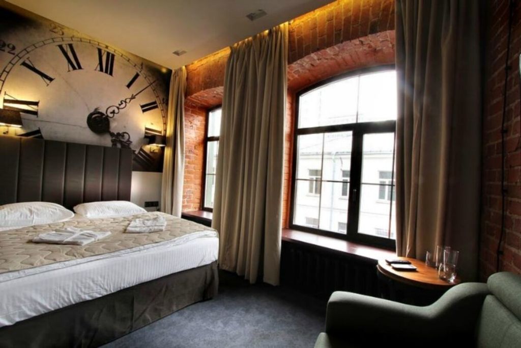 Веллион Бауманский — Двухместный номер с 1 кроватью Делюкс с джакузи