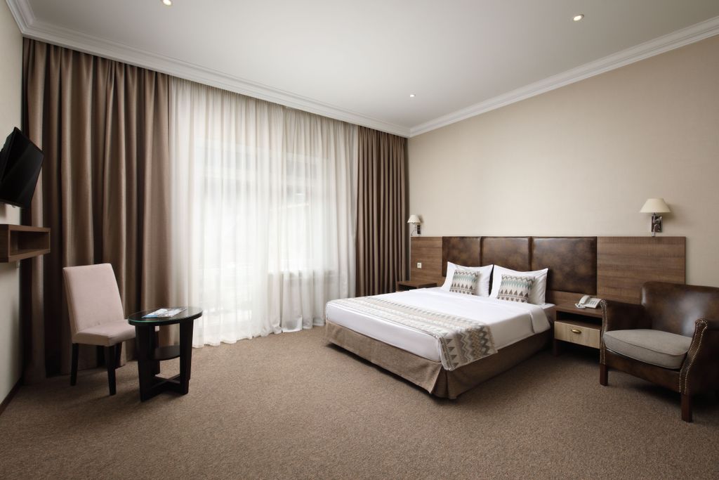 Андерсен — Двухместный номер с 1 кроватью делюкс с балконом, Завтрак Шведский стол включен