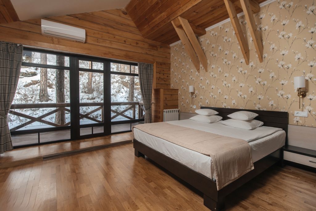 Марьин остров — Двухместный номер с 1 кроватью в корпусе Правительственный студия+, торцевой балкон