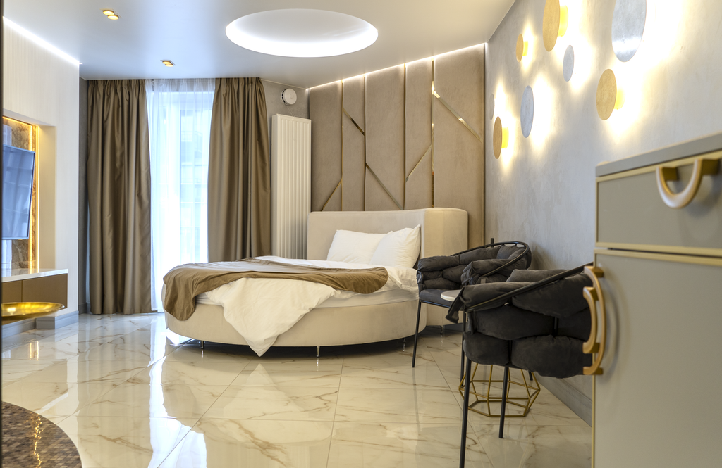 ApartStel — Двухместный номер с 1 кроватью goldLux