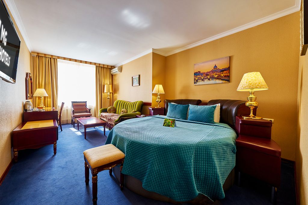 Мандарин Москва — Двухместный номер с 1 кроватью делюкс с кроватью размера king size