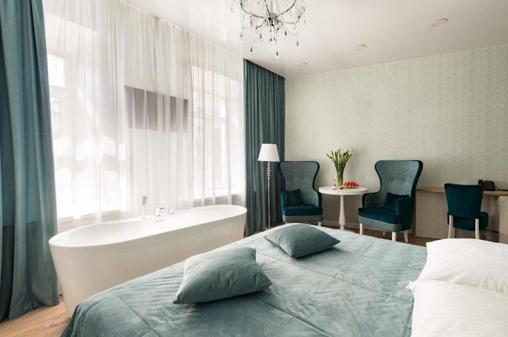 Алеон — Двухместный номер с 1 кроватью делюкс с кроватью king-size