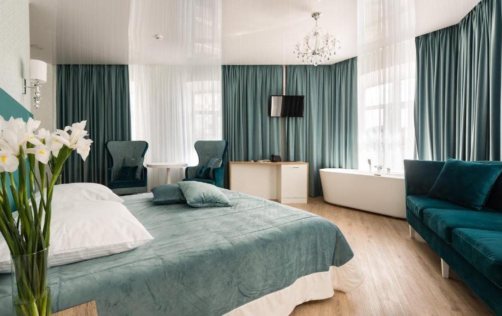 Алеон — Двухместный номер с 1 кроватью king size люкс