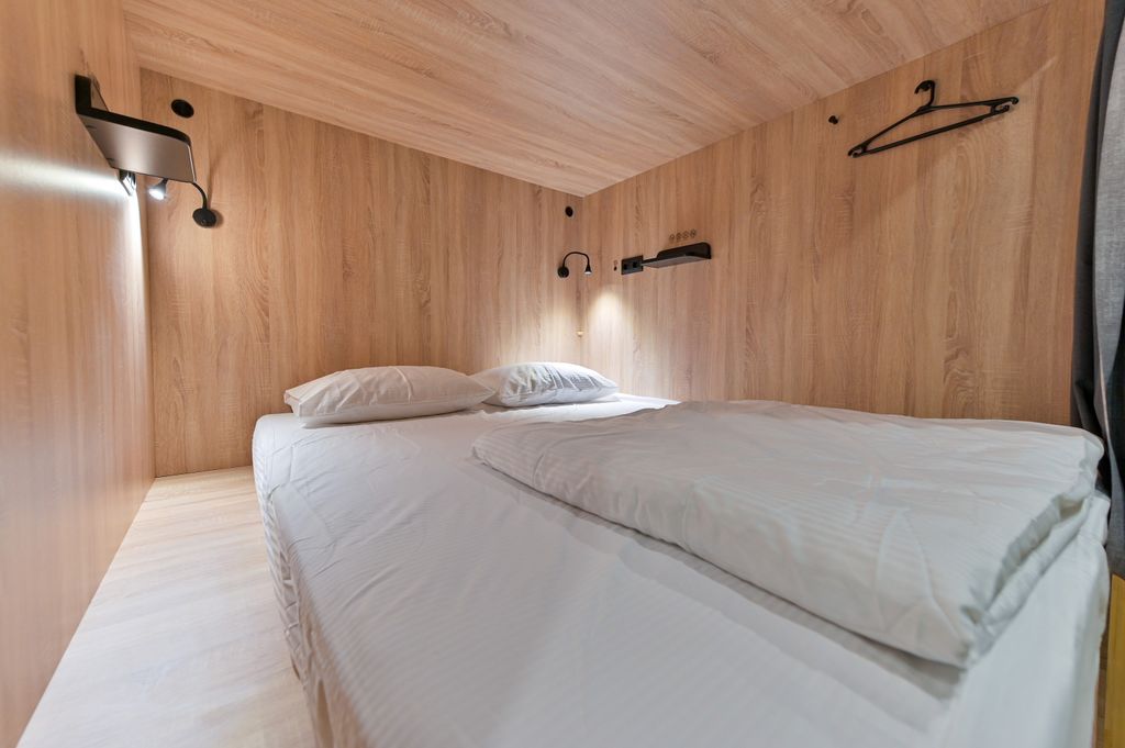 Wellhome — Двухместный номер с 1 кроватью капсула в общем номере