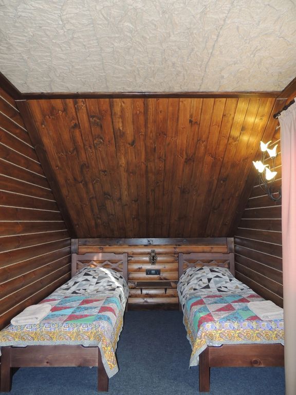 Изба-Агафоновых — Двухместный номер с 2 отдельными кроватями уютный