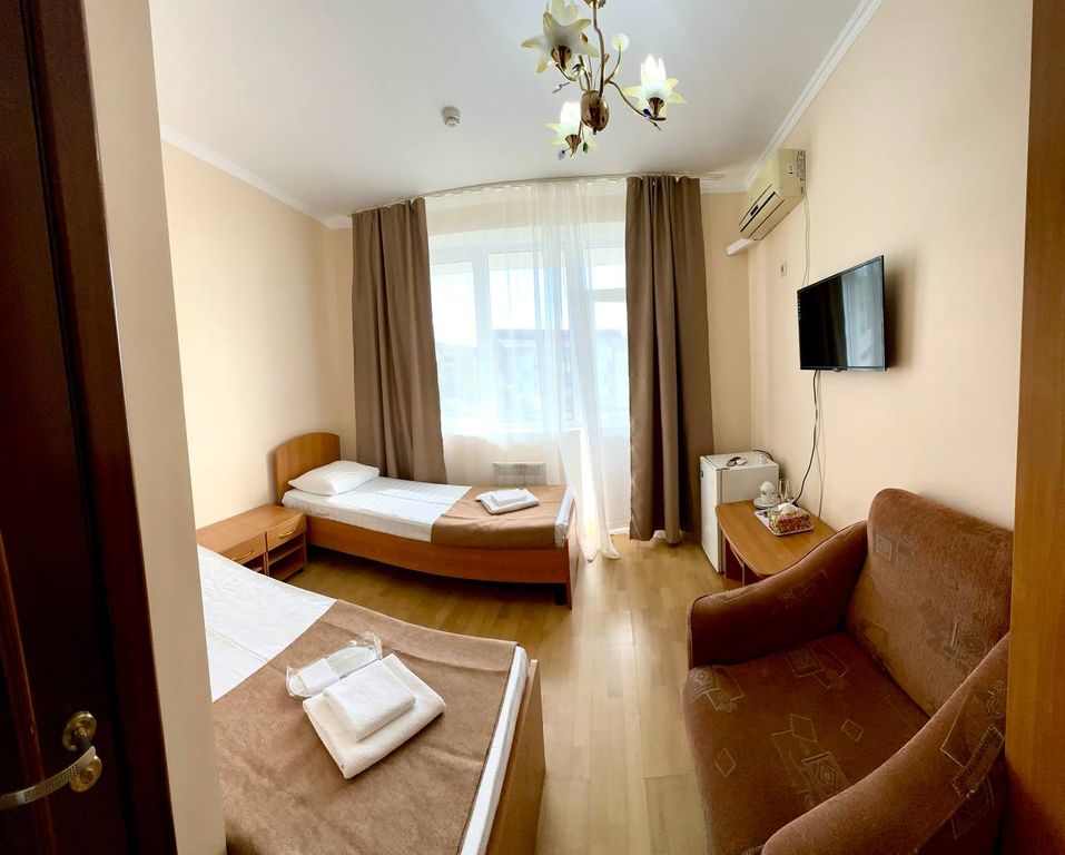 LooBeach SeaView — Двухместный номер с 1 кроватью делюкс улучшенный до 3х человек с видом на море