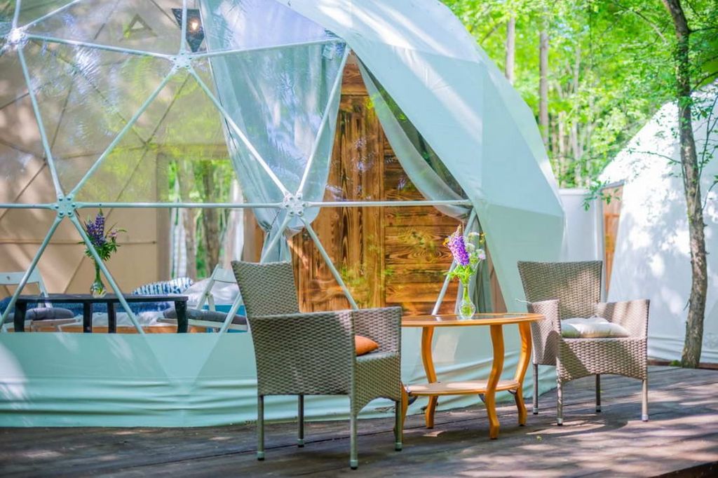 Юрьевское подворье — Двухместный номер с 1 кроватью глэмпинг