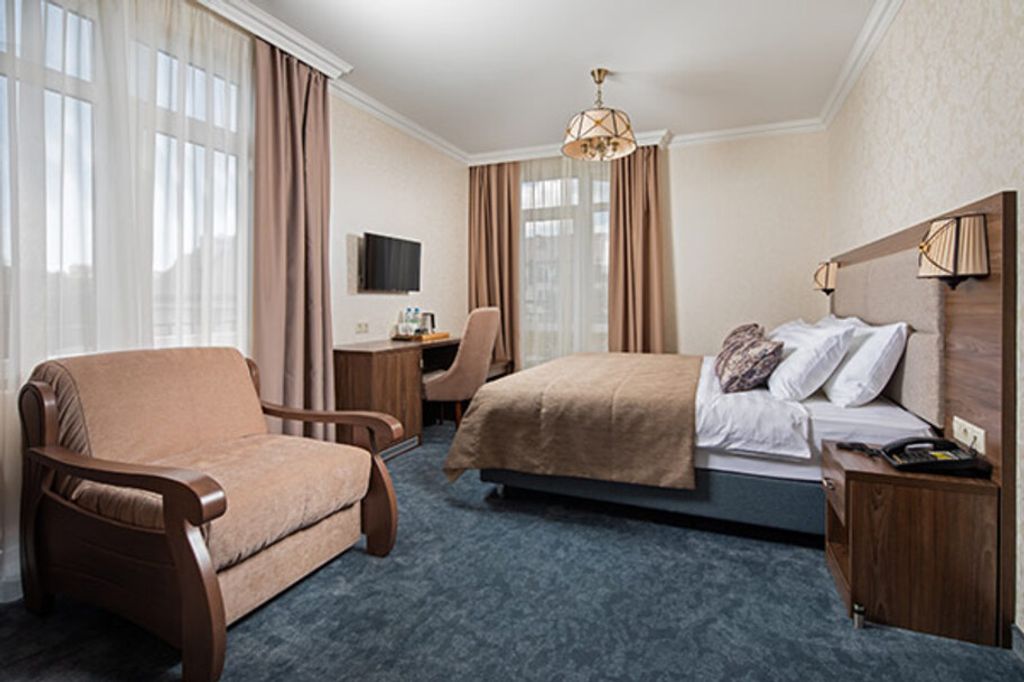 Ницца — Двухместный номер с 1 кроватью стандарт комфорт с балконом