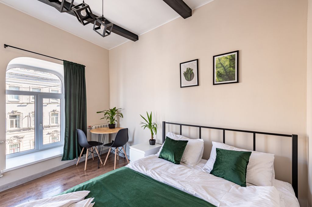 Вайб — Двухместный номер с 1 кроватью люкс с видом на площадь Восстания