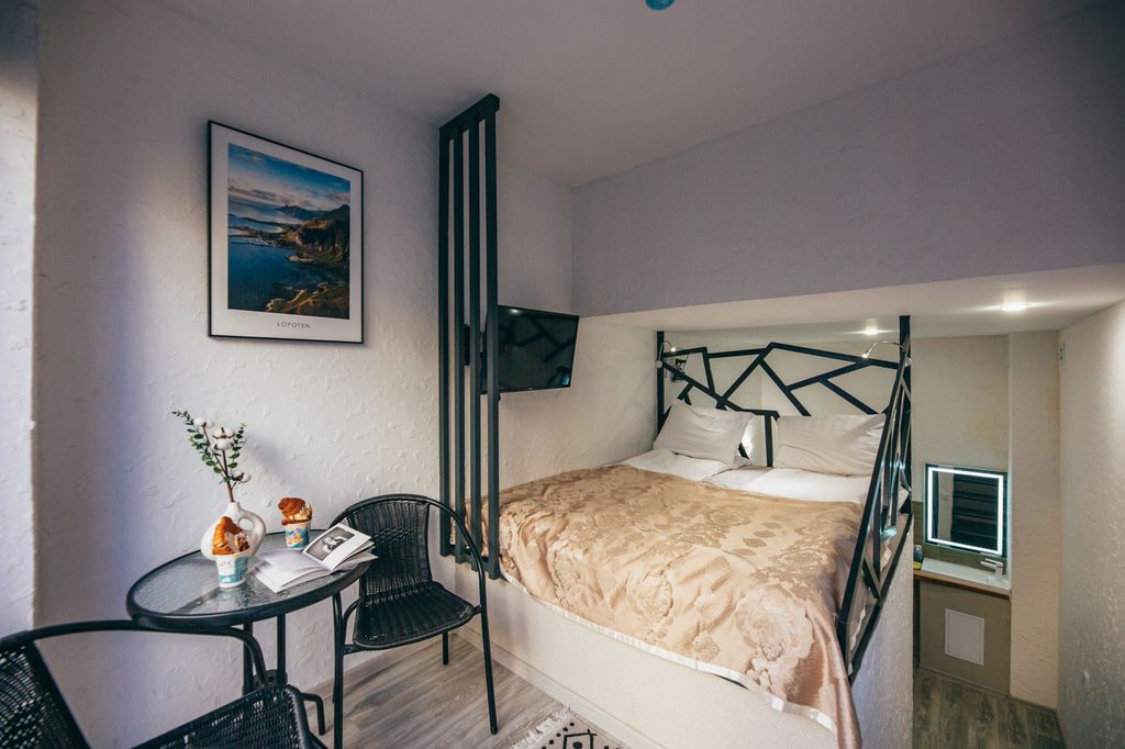 КотэДЖ — Двухместный номер с 1 кроватью Мини-студия с выходом во двор