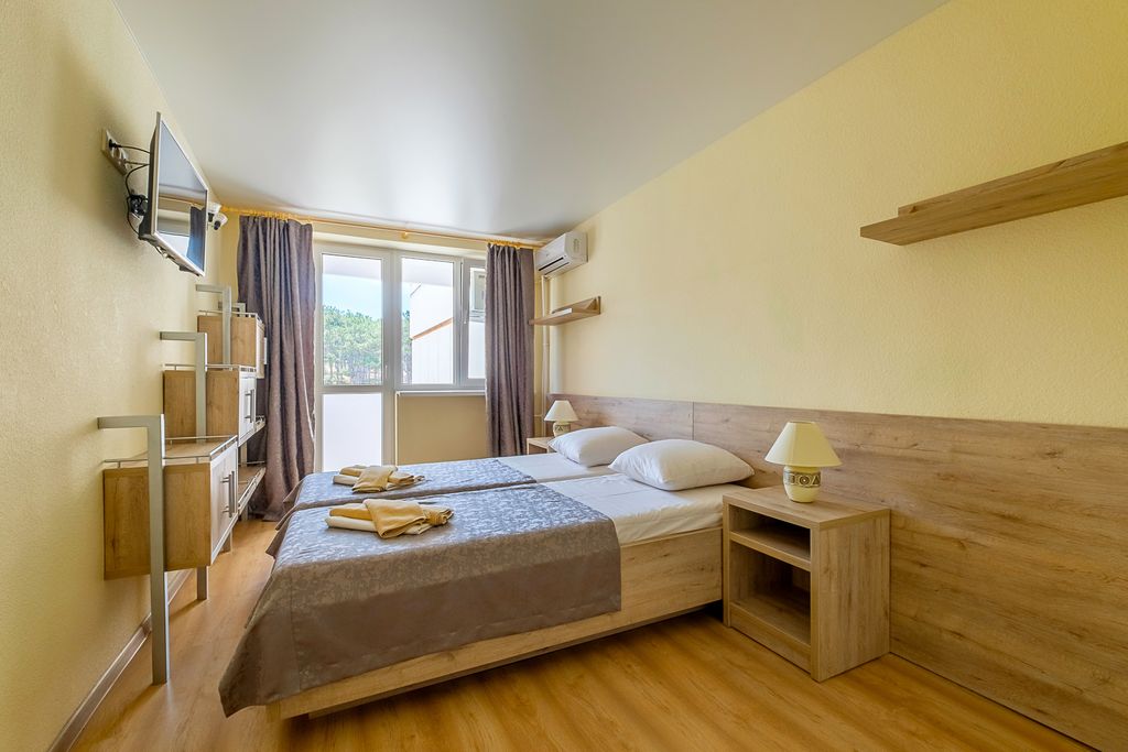 Лазурь — Двухместный номер с 1 кроватью комфорт - сингл