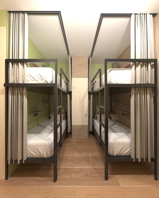 Re Hostel Premium — Многоместный мужской номер 8-местный номер