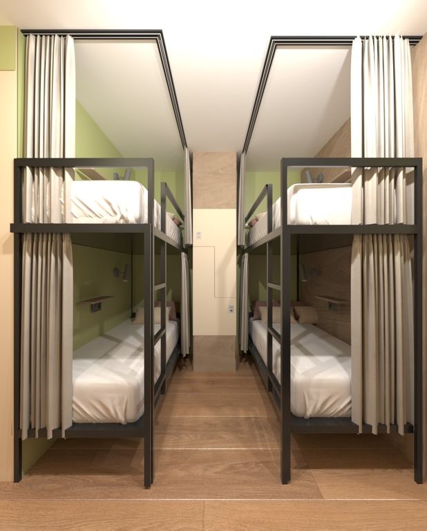 Re Hostel Premium — Многоместный мужской номер 8-местный номер