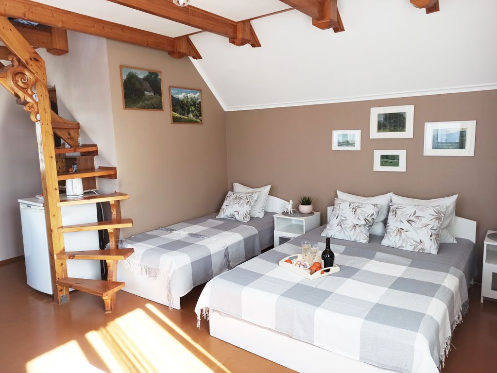 Гнездо — Семейный номер двухуровневый люкс с уникальным дизайном